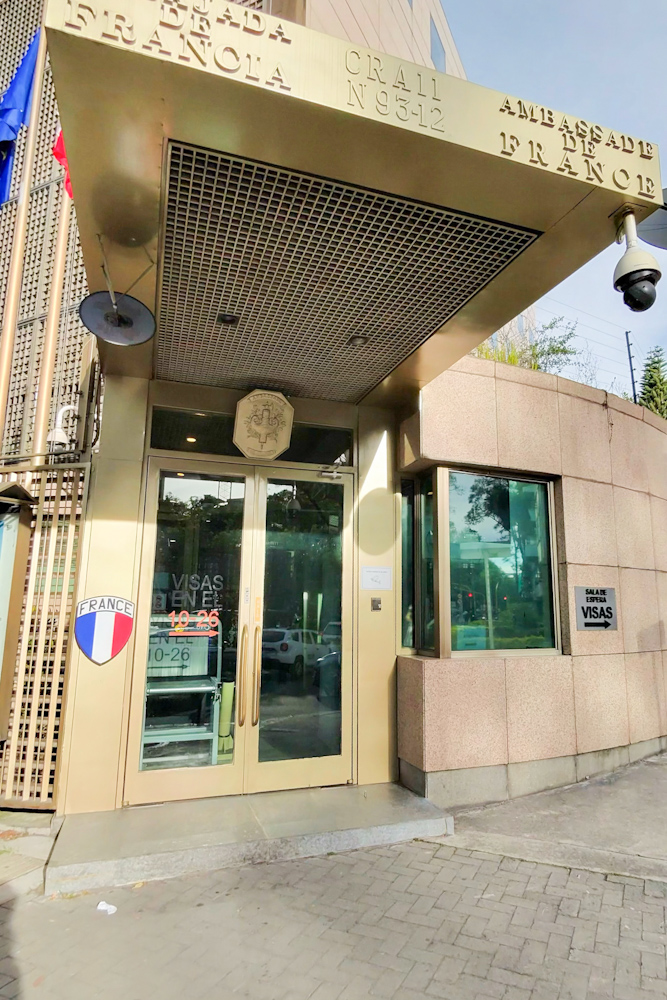 Business district in Bogotá